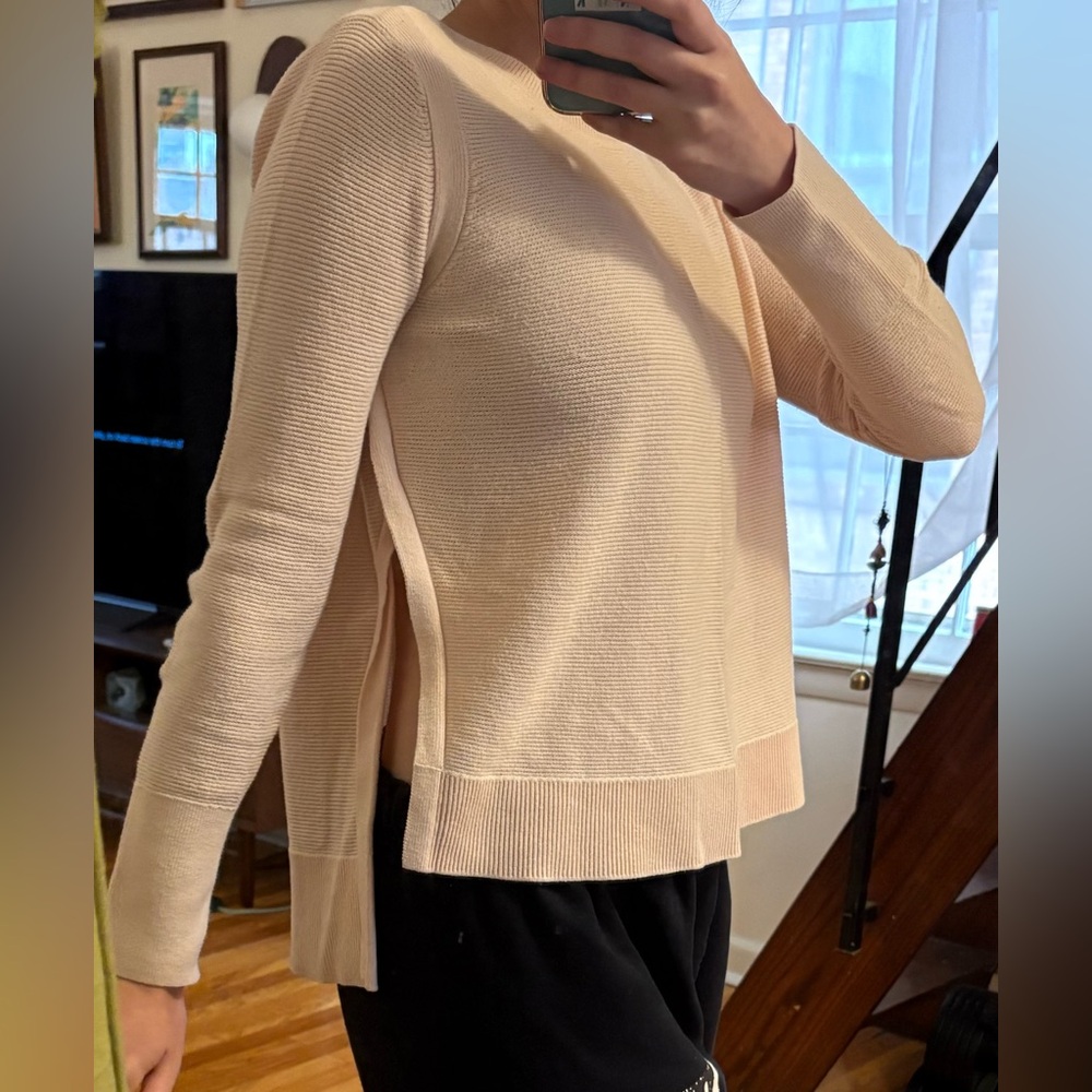 Banana Republic Light Pink Textured Sweater